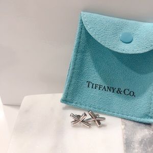 Sterling Silver X Stud Earrings